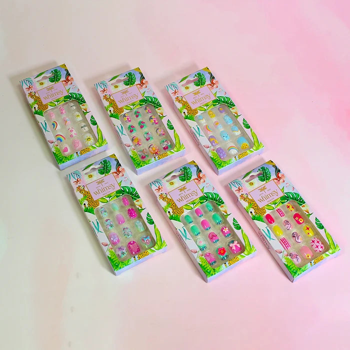 Whimsy Flamingo Press ON Nails