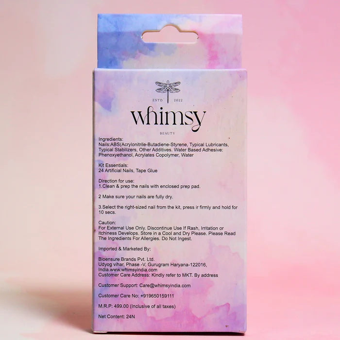 Whimsy Flamingo Press ON Nails