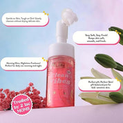 Whimsy Beauty Foaming Face Wash for Kids | Gentle Daily Cleanser with Aloe Vera, Strawberry and Vitamin B3 | Tear Free, Non Drying | Dermatologist Tested | Safe for Sensitive Skin | 4 to16 Years | 100 ml