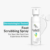 Fixderma Foobetik Foot Scrub Spray with 5% Lactic Acid & Shea Butter for Smooth Heels