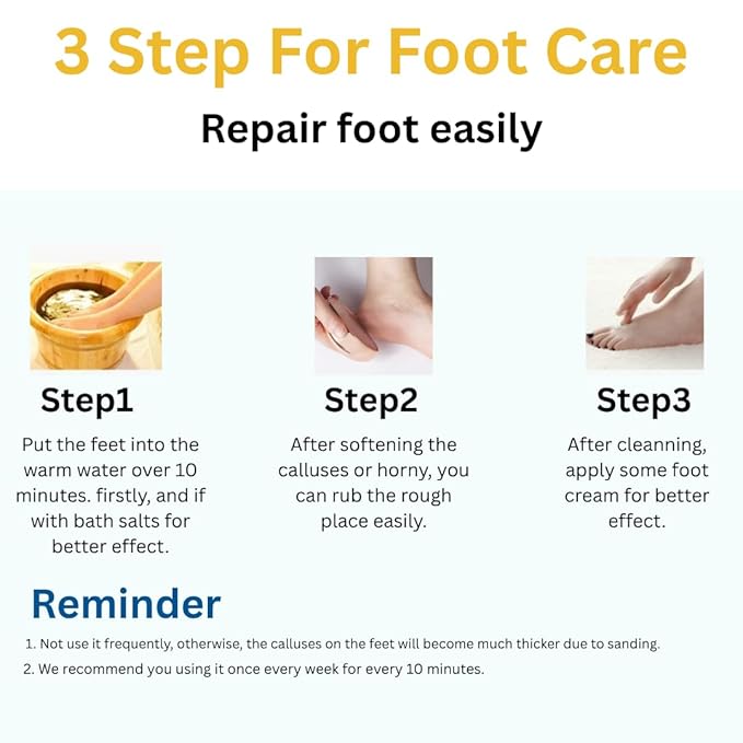 OROSSENTIALS Foot Scrapeer for Dead Skin