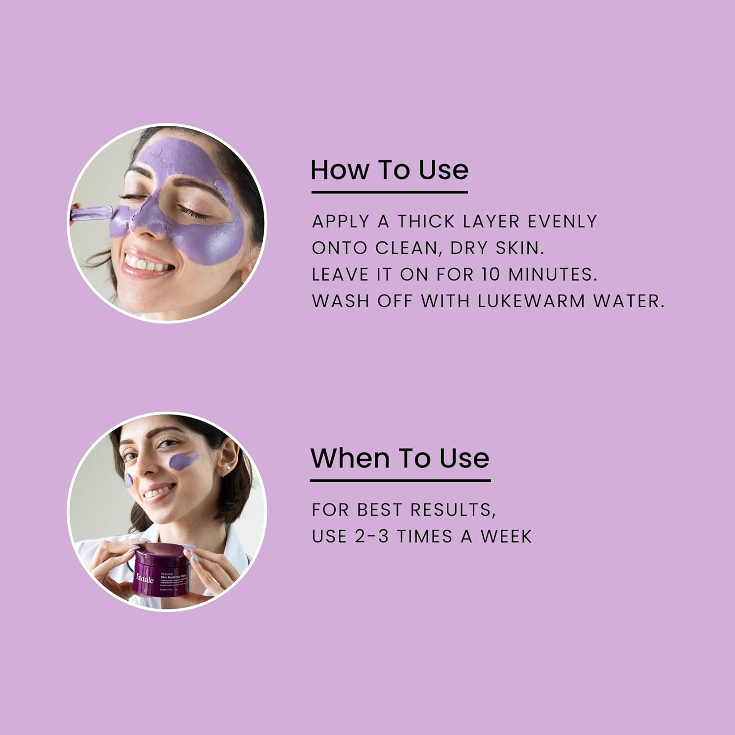 Foxtale De-Tan Skin Radiance Mask (75g)