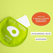 Foxtale Nourishing Sheet Mask with Hyaluronic Acid and Avocado for Nourishing & Hydration, 26g