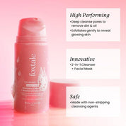 Foxtale Purify & Glow Cleanser + Mask (100ml)