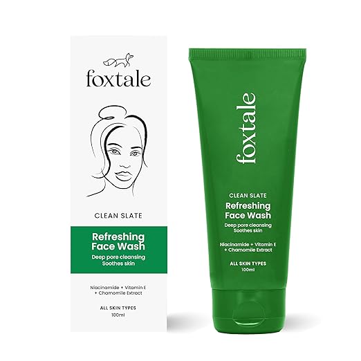 Foxtale Refreshing Face Wash for Deep Cleansing, 100ml