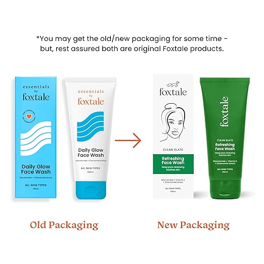 Foxtale Refreshing Face Wash for Deep Cleansing, 100ml