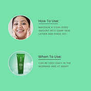 Foxtale Refreshing Face Wash for Deep Cleansing, 100ml