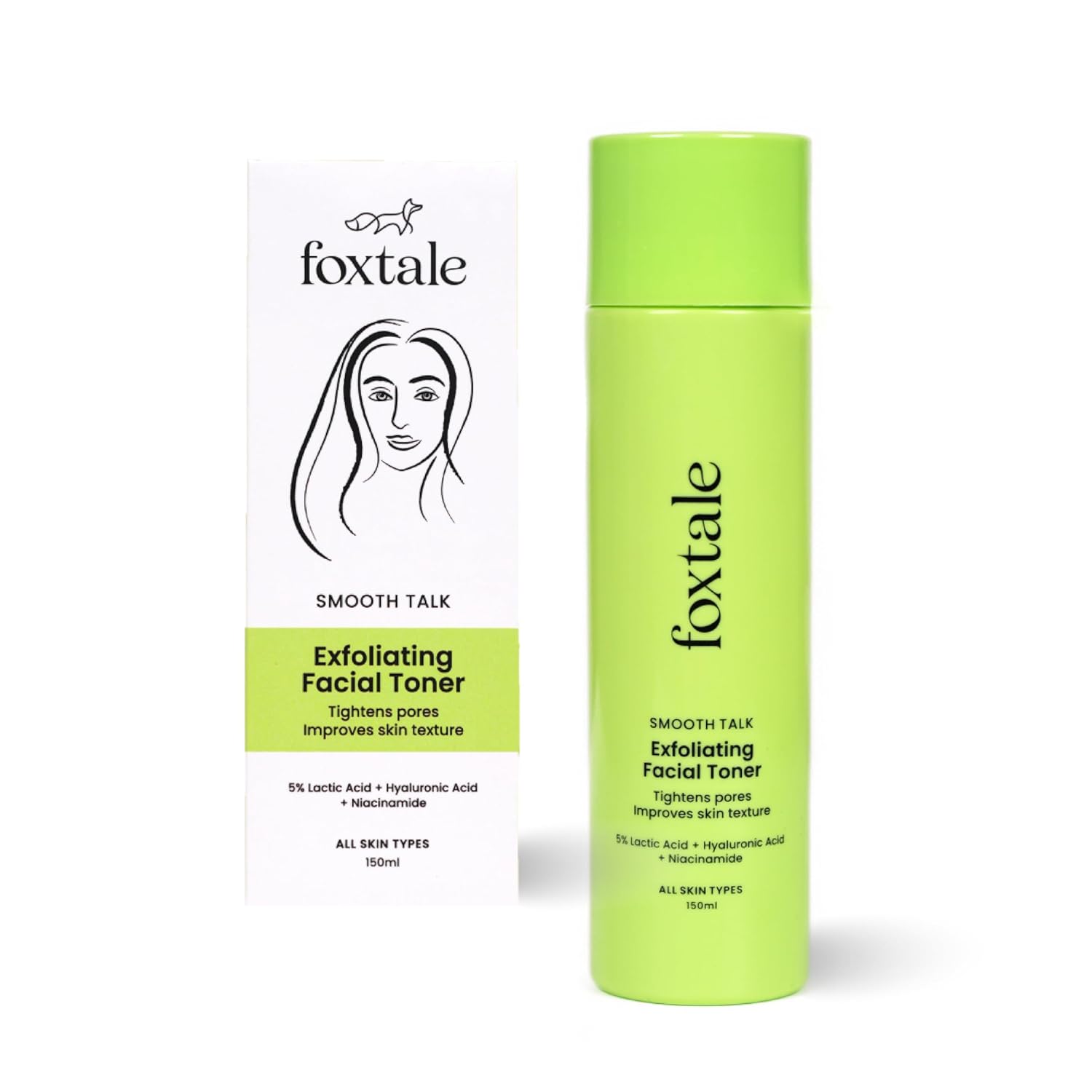 Foxtale Smooth Talk Exfoliating Facial Toner (150ml)