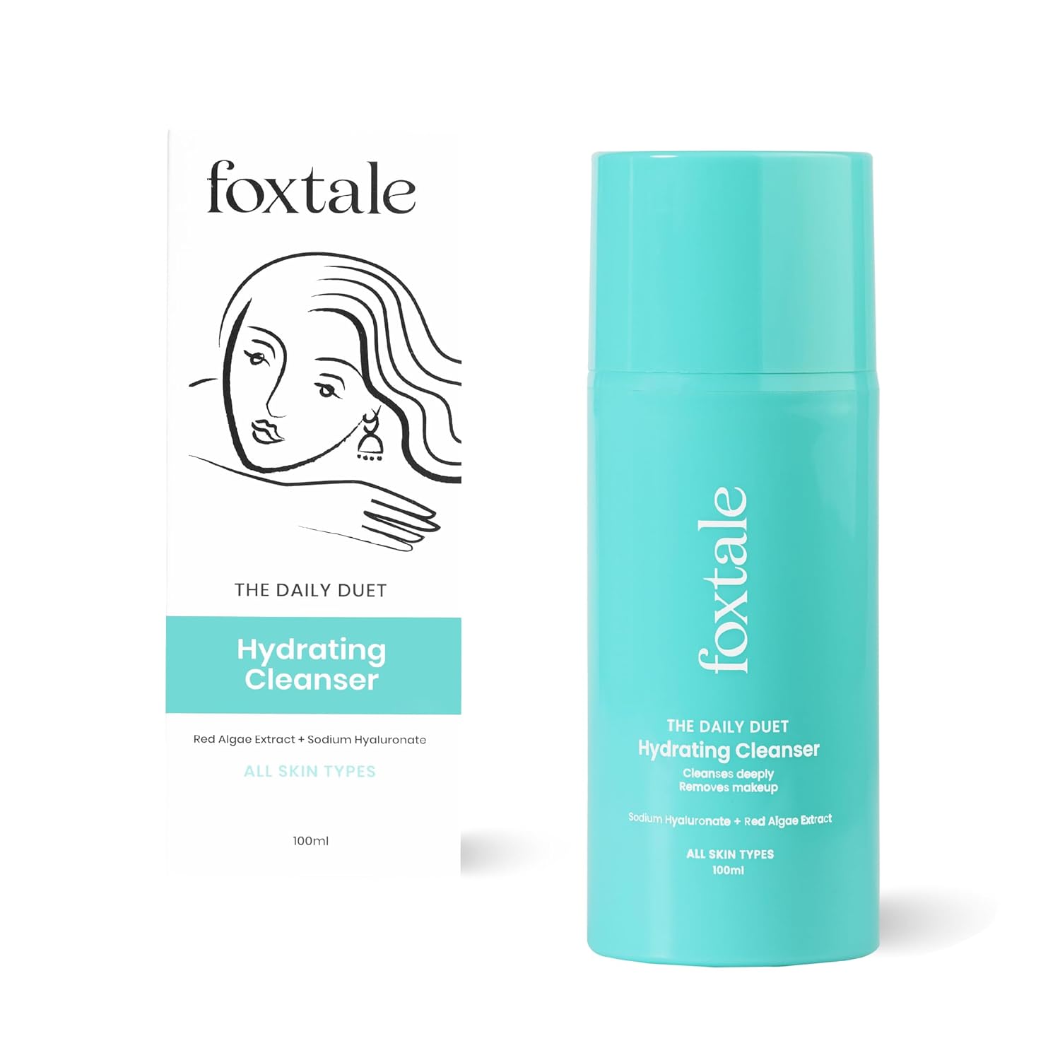 Foxtale The Daily Duet Gentle Cleanser Hydrating Cleanser (100ml)