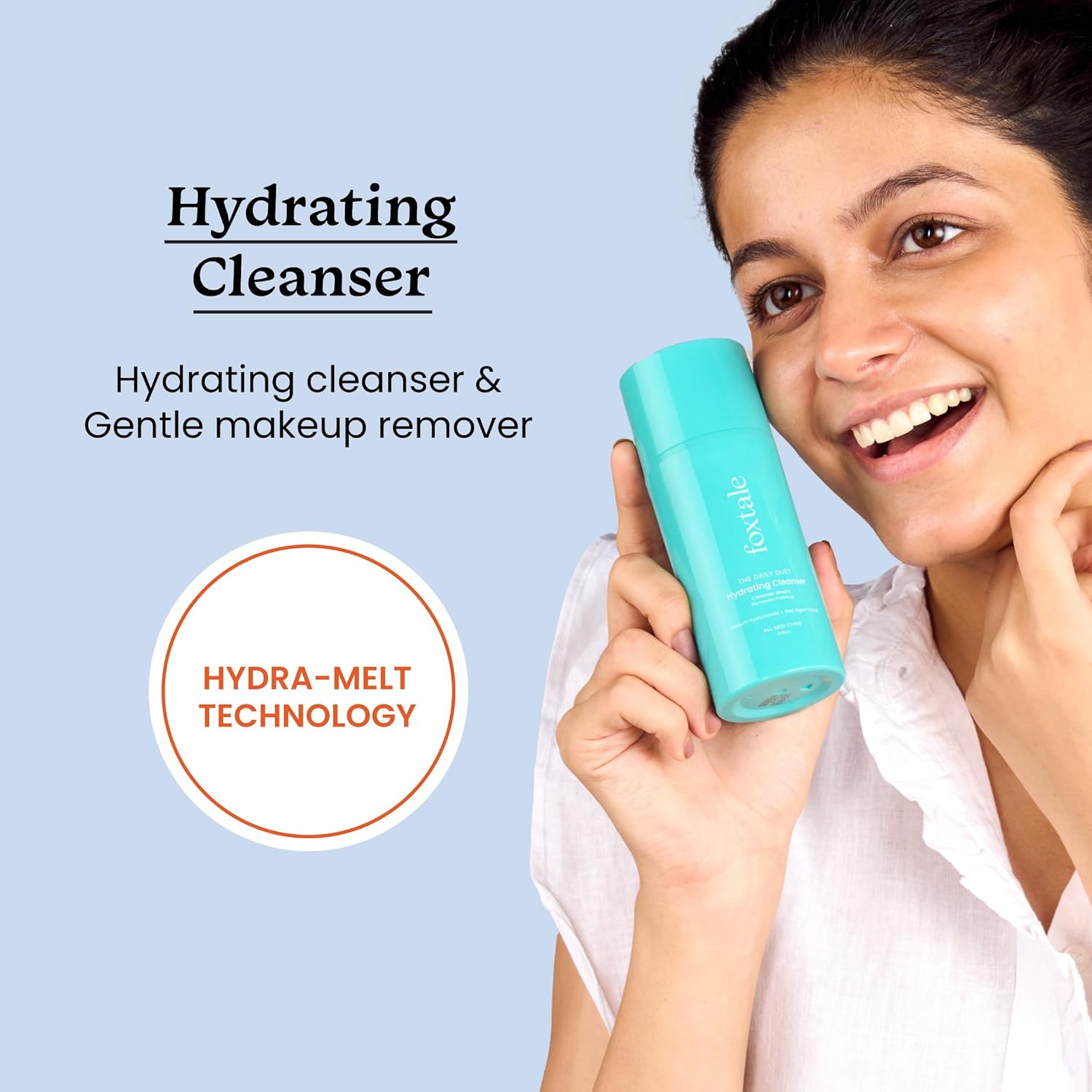 Foxtale The Daily Duet Gentle Cleanser Hydrating Cleanser (100ml)