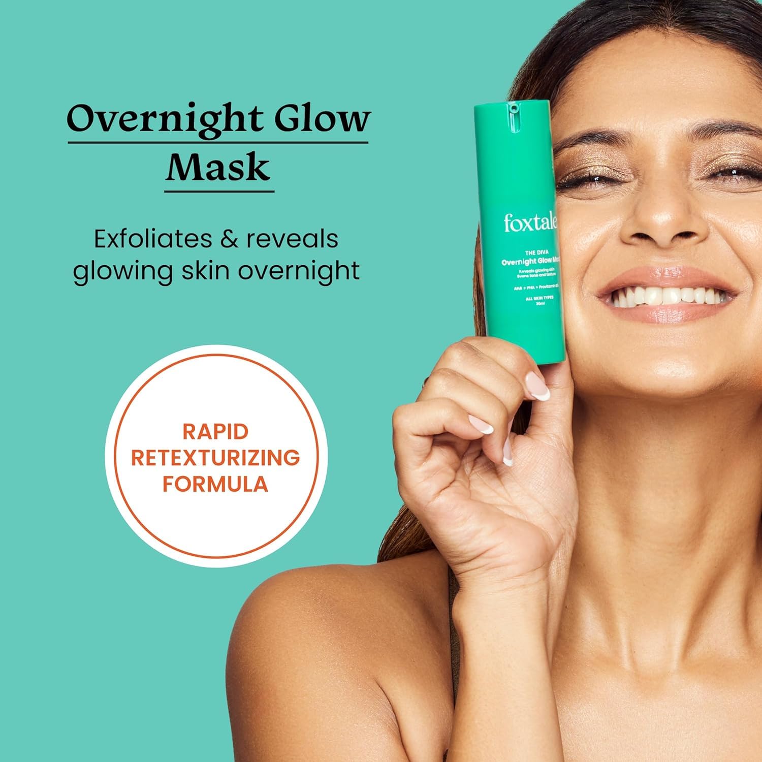 Foxtale The Diva Over Night Glow Mask (30ml)