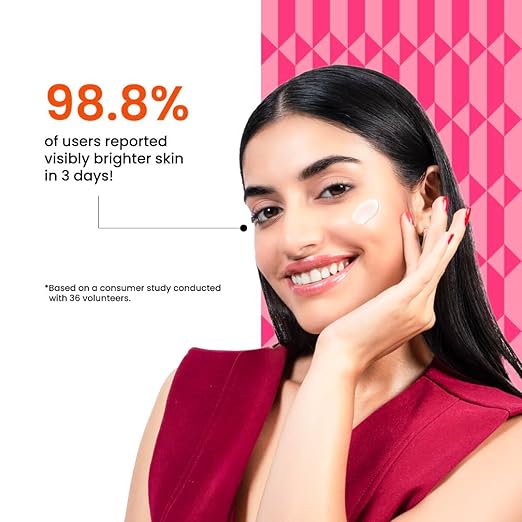 Foxtale 10% Vitamin C + Glutathione Complex Serum, Brightens skin in 3 days, Fades melasma & dark spots, Evens Skin tone, Gentle & Non-irritating, For All Skin types, Men & Women