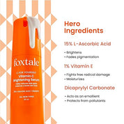 Foxtale 15% Vitamin C Face Serum for Glowing Skin