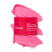 Foxtale Cherry-Collagen Clay Mask - Plumps, Hydrates, Firms & Brightens Skin (75g)