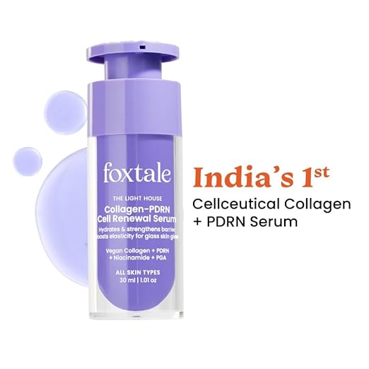 Foxtale Collagen-PDRN Cell Renewal Serum | Collagen + PDRN + Niacinamide + Polyglutamic Acid