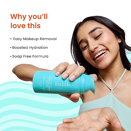 Foxtale Gentle Hydrating Face Wash with Hyaluronic Acid, Vitamin B5