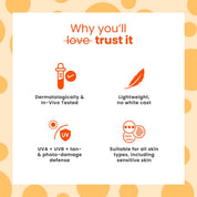 Foxtale Glow Sunscreen SPF 50 PA++++ with Vitamin C & Niacinamide