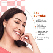 Foxtale Vitamin C Super Glow Moisturizer with Niacinamide & Peptides, Visibly Reduces Pigmentation, Enhances Skins Radiance Instantly, For All Skin Types, Women & Men