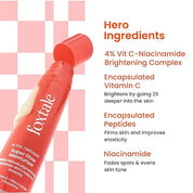 Foxtale Vitamin C Super Glow Moisturizer with Niacinamide & Peptides, Visibly Reduces Pigmentation, Enhances Skins Radiance Instantly, For All Skin Types, Women & Men