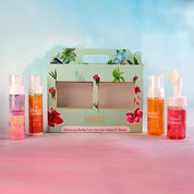 Whimsy Beauty Glow Up Body Care Set  | Foaming Body Wash, Face Wash, Moisturizer & SPF 50 Sunscreen Spray | Gentle Skincare with Aloe Vera, Shea Butter & Vitamin E | 4 to 16 Years |