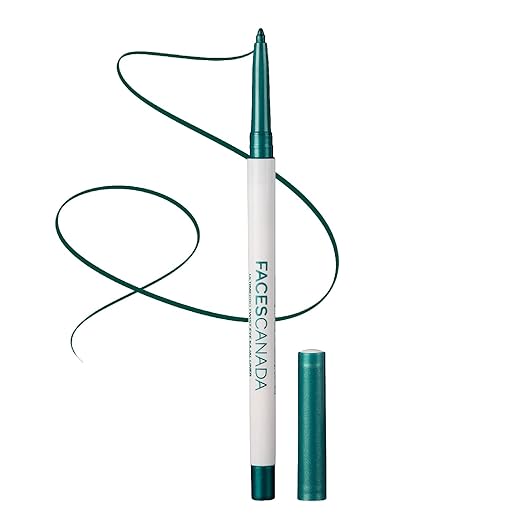 FACES CANADA Ultime Pro Twist Eye Kajal Liner - Brown, 0.35g | High Impact Intense Color In 1 Stroke | 24HR Long Stay | Matte Finish | Soft Texture | Waterproof & Smudgeproof | Made With Carnauba Wax