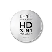 RENEE PRO HD 3 In 1 Compact,Concealer, Foundation SPF 20, Matte Finish, High Coverage, Ultralight & Silky Smooth Finish, Enriched With Vitamin E, C & Aloe Vera - 9 Gm