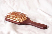 OROSSENTIALS Premium Collection Dark Wood Paddle Hair Brush For Men & Women