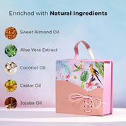 Whimsy Beauty Pretty Hang Bag Beauty Kit | Non-Toxic Beauty Set for Kids & Pre-Teens |Lip Gloss, Lip Tint, Eyeliner, Eyeshadow Palette, Mermaid Brushes & Puff Blender |Vegan & Cruelty-Free
