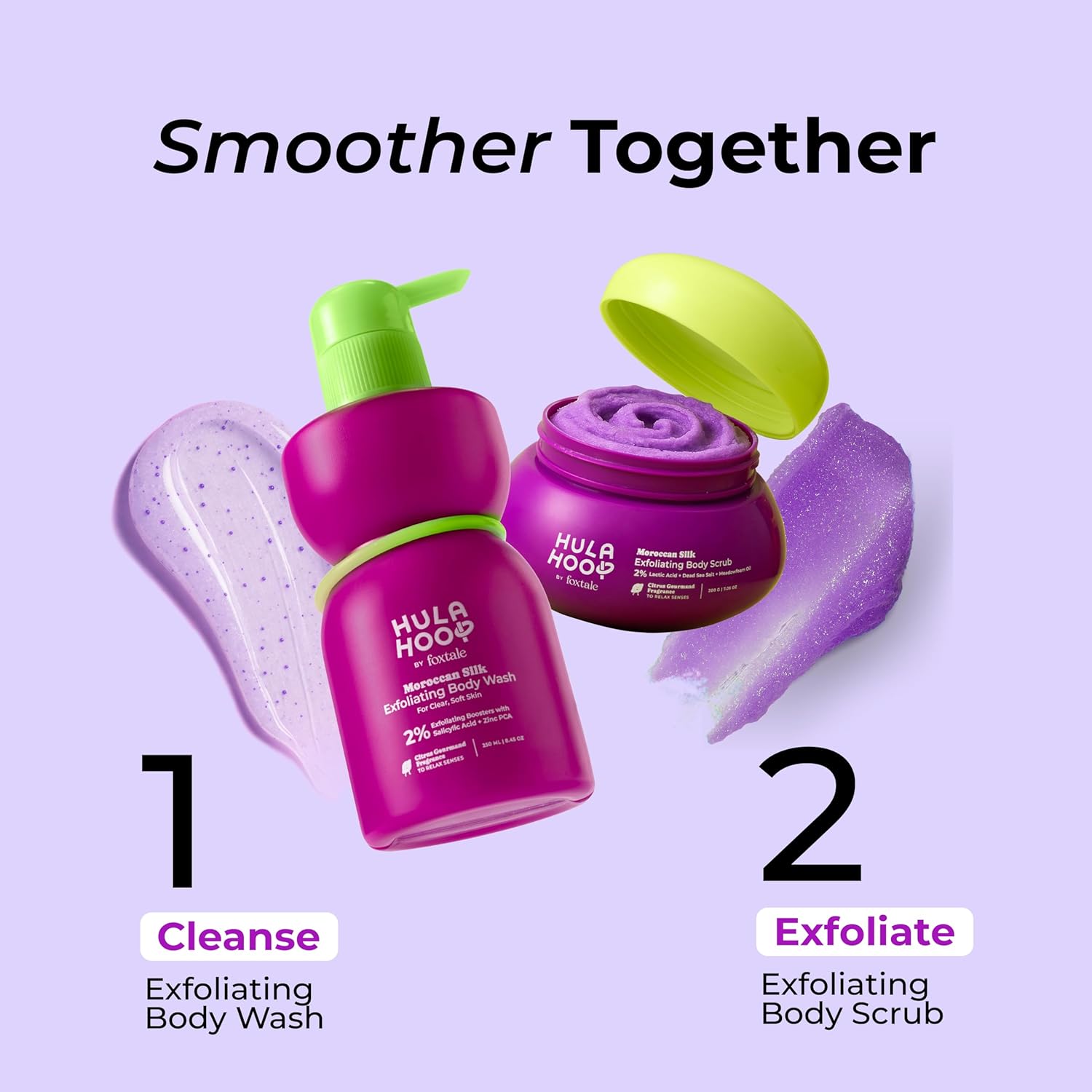 Foxtale Hula Hoop Exfoliating Body Wash by Foxtale (250ml)