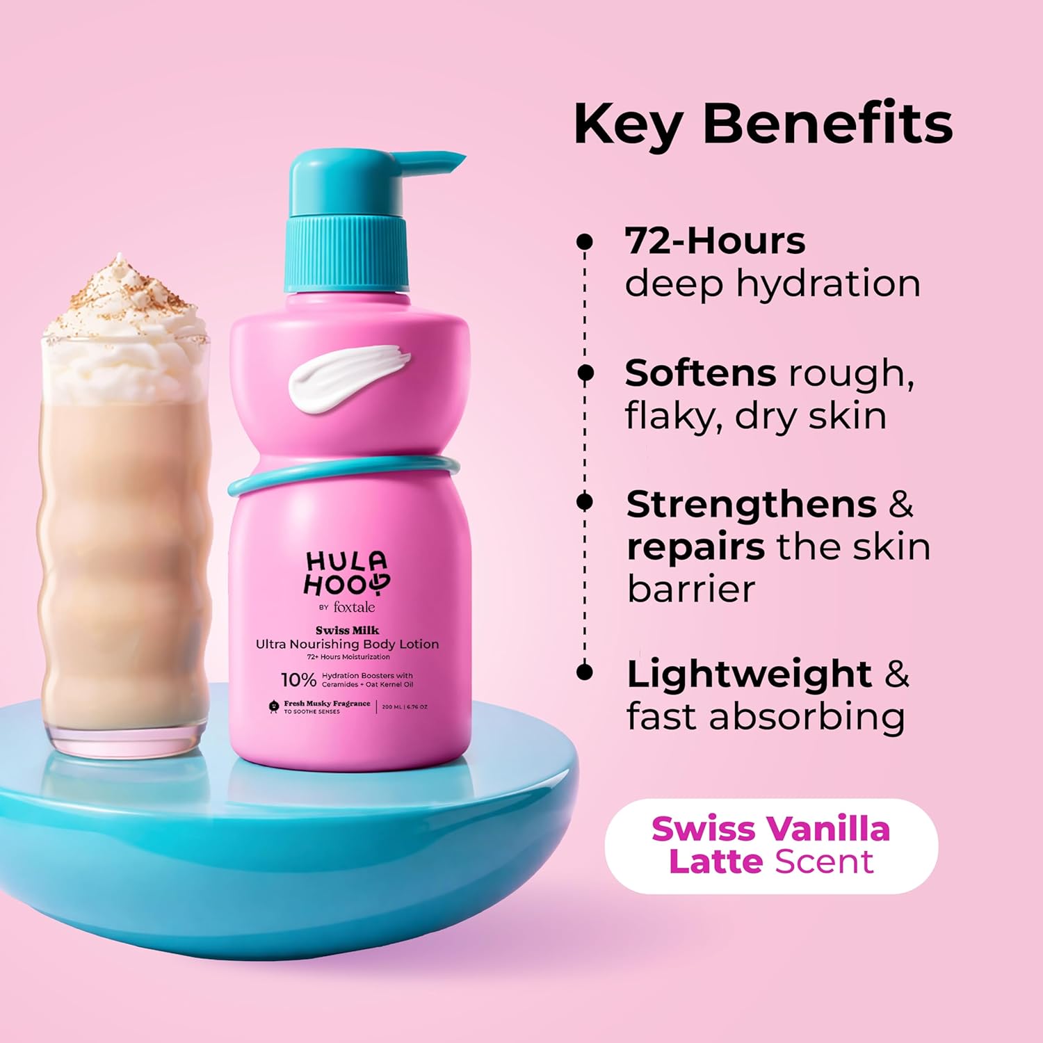 FOXTAL HULA HOOP BY SWISS MILK ULTRA NOURISHING BODY LOTION (200ml)