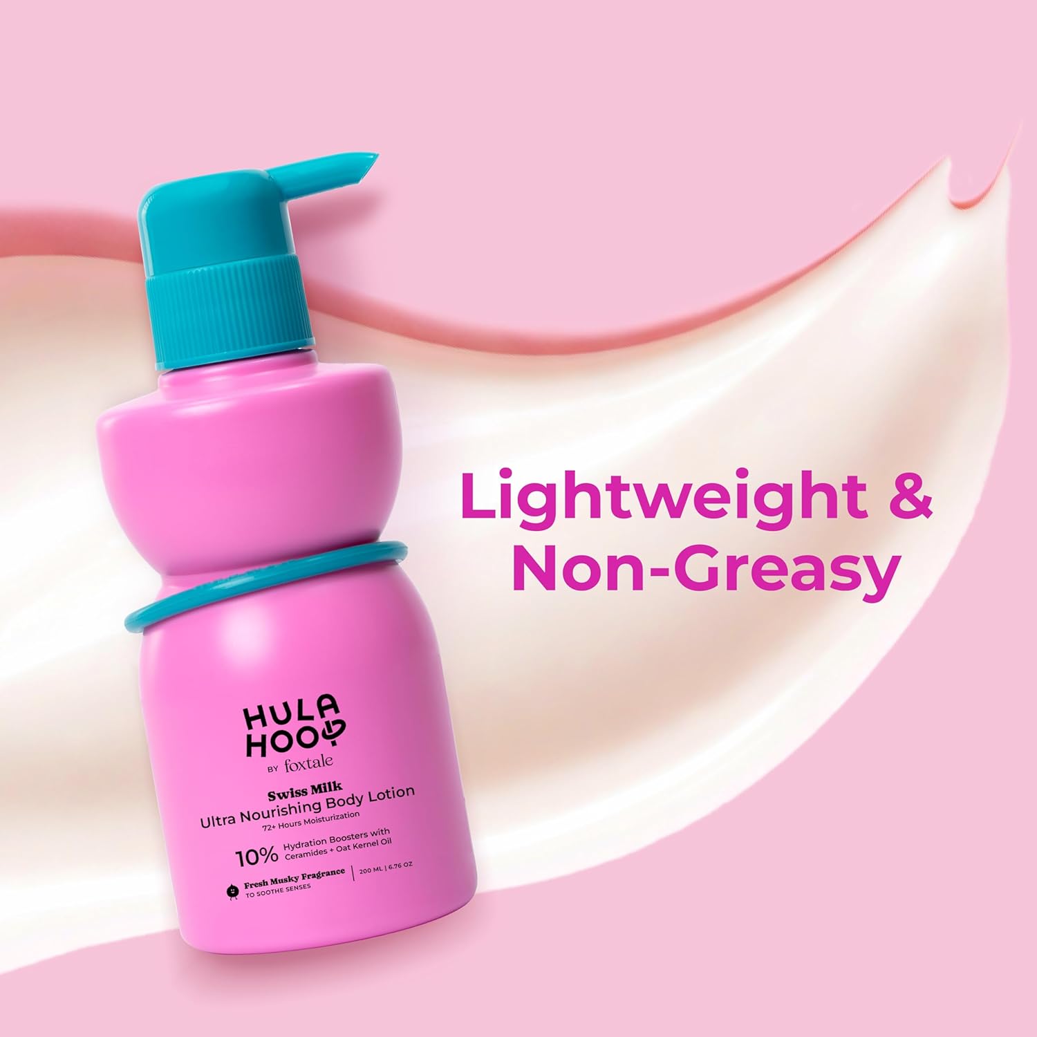 FOXTAL HULA HOOP BY SWISS MILK ULTRA NOURISHING BODY LOTION (200ml)