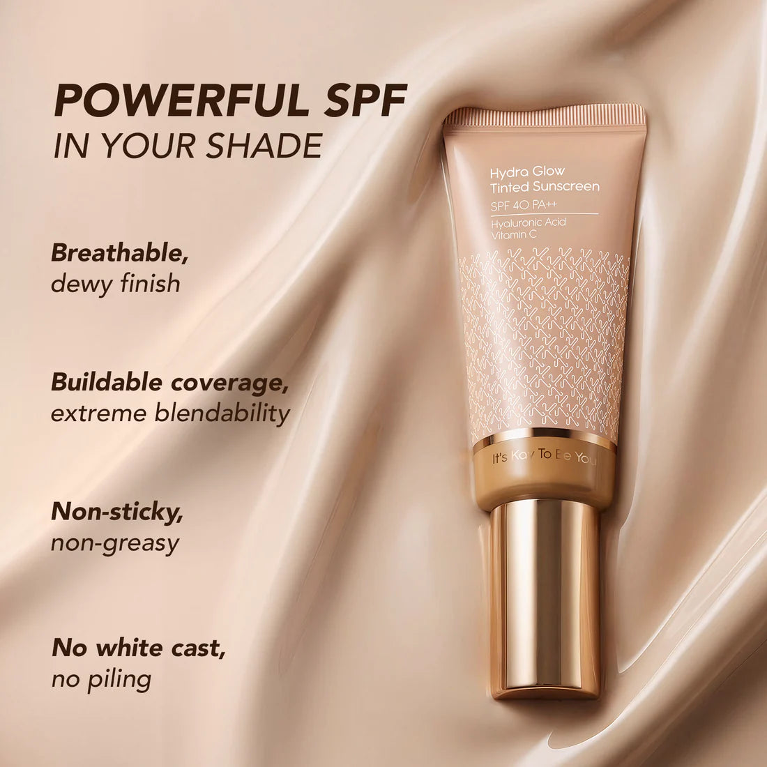 Kay beauty Hydra Glow Tinted Sunscreen SPF 40 PA++