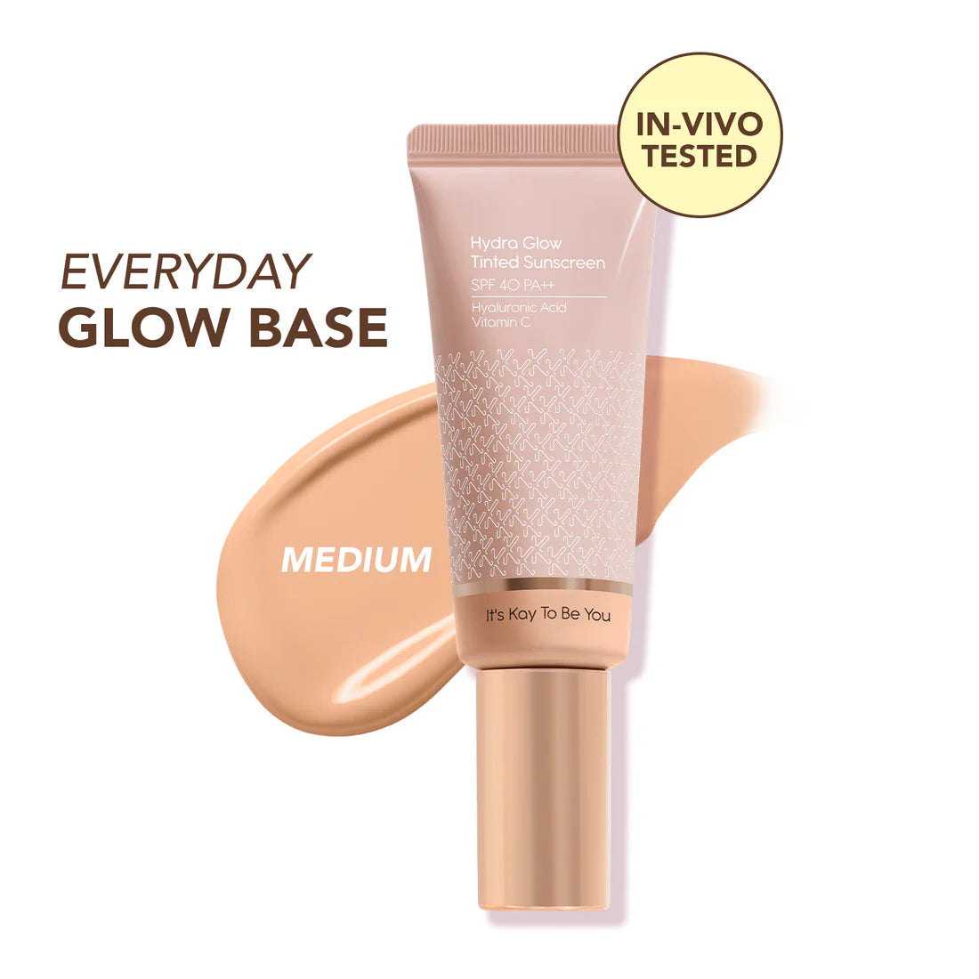 Kay beauty Hydra Glow Tinted Sunscreen SPF 40 PA++