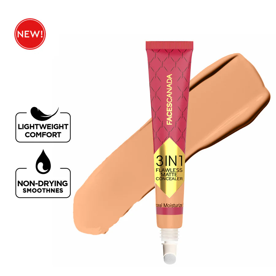 FACES CANADA 3 in 1 Flawless Matte Concealer & Colour Correctors