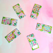 Whimsy Beauty Kids Press-On Nails – Reusable Lightweight & Long-Lasting Design | Easy to Apply & Remove Quick-Fix Nails | 24 Pieces | Ages 4–16 (Floral Design)