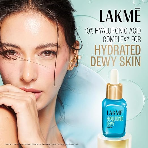 LAKMÉ Dewy Serum with 10% Hyaluronic Acid & Pentavitin Complex