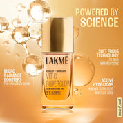 LAKMÉ Medium Coverage Natural Liquid For All Skin Makeup+Skincare Vitc Superglow Skin Perfecting Tint