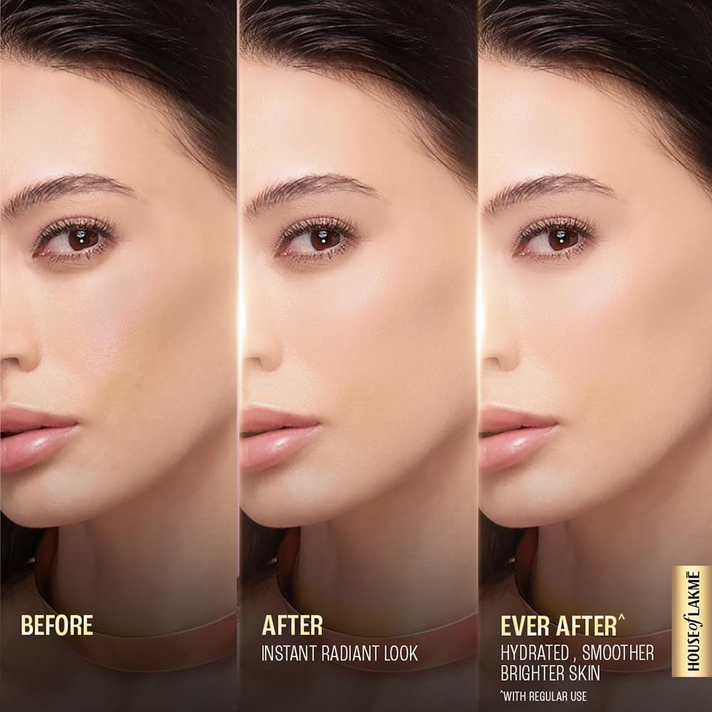 LAKMÉ Medium Coverage Natural Liquid For All Skin Makeup+Skincare Vitc Superglow Skin Perfecting Tint