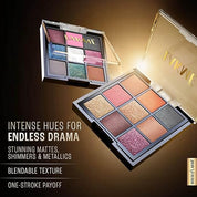 LAKMÉ Powder 9 In 1 Eyeshadow Blushbloom 11.7G - Matte, Shimmer And Metallic