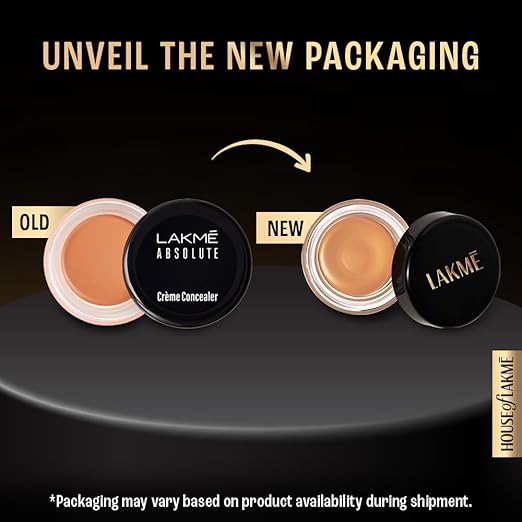 LAKMÉ Unreal Cover Creme Concealer Enriched with Vitamin E, Medium to High Coverage, Lightweight & Hydrating