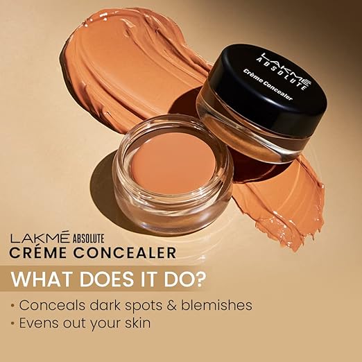 LAKMÉ Unreal Cover Creme Concealer Enriched with Vitamin E, Medium to High Coverage, Lightweight & Hydrating