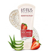 Lotus Herbals Berryscrub Strawberry & Aloe Vera Exfoliating Face Wash
