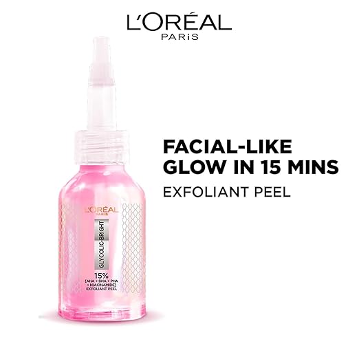 L’Oréal Paris Glycolic-Bright Anti Dark Spot Exfoliant Peel 15% AHA + BHA + PHA + Niacinamide 25ml