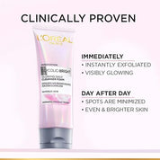 L'Oreal Paris Glycolic Bright Daily Foaming Face Cleanser, 100ml