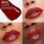 L'Oréal Paris Infallible Laque Resistance Lacquer-Like Shine Finish. 16H longwear lacquer lipstick. High-impact color, zero transfer