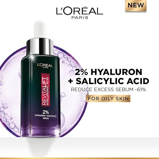 L’Oréal Paris Revitalift Hyaluronic Acid Oil Control Serum 2% Hyaluronic+ Salicylic Acid, 15ml