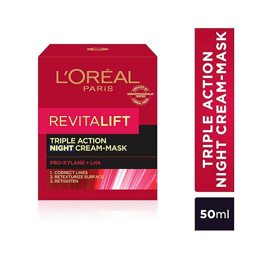 L'Oreal Paris Revitalift Triple Action Night Cream Mask