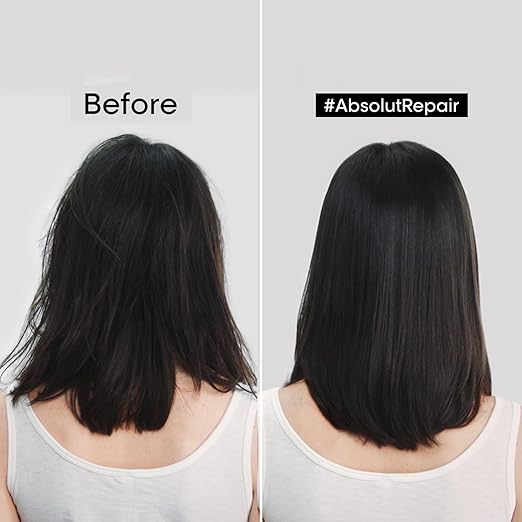 L'Oreal Professionnel Absolut Repair 10-in-1 Multi-Benefit Hair Serum for Dry Frizzy Hair - 90ml