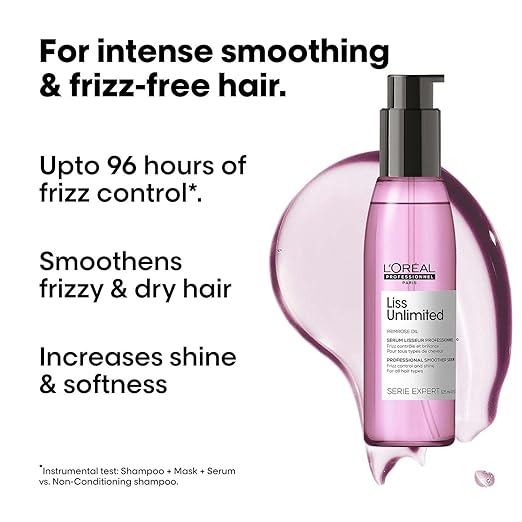L'Oréal Professionnel Liss Unlimited Leave-In Hair Serum for Frizzy & Unruly Hair - 125ml