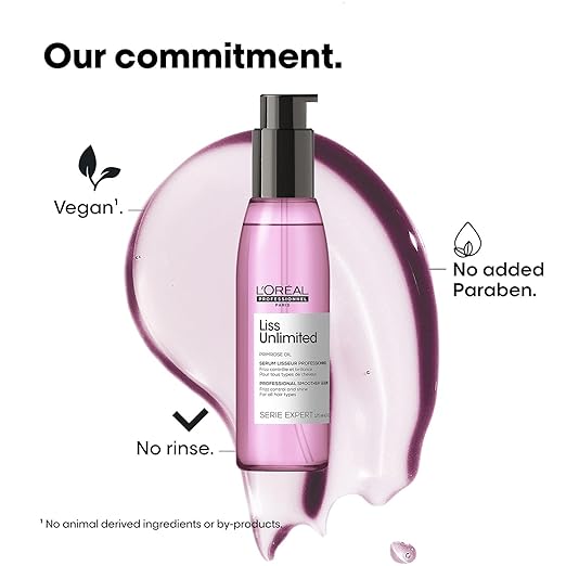 L'Oréal Professionnel Liss Unlimited Leave-In Hair Serum for Frizzy & Unruly Hair - 125ml